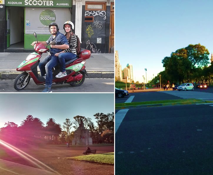 Passeio de scooter em Buenos Aires